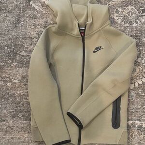 Nike Tech Olive Green Hooded Jacket/Sweatshirt